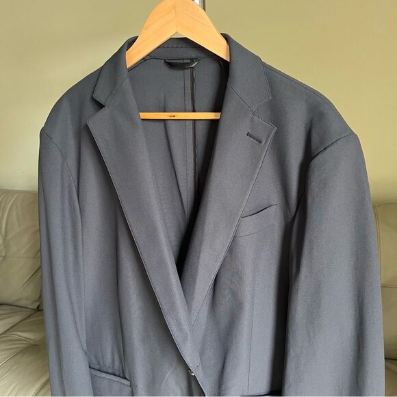 NEW Sene Sz 50 Soho Flex Tech Sport Coat Unstructured Blazer Jacket Gray Travel - Picture 2 of 13
